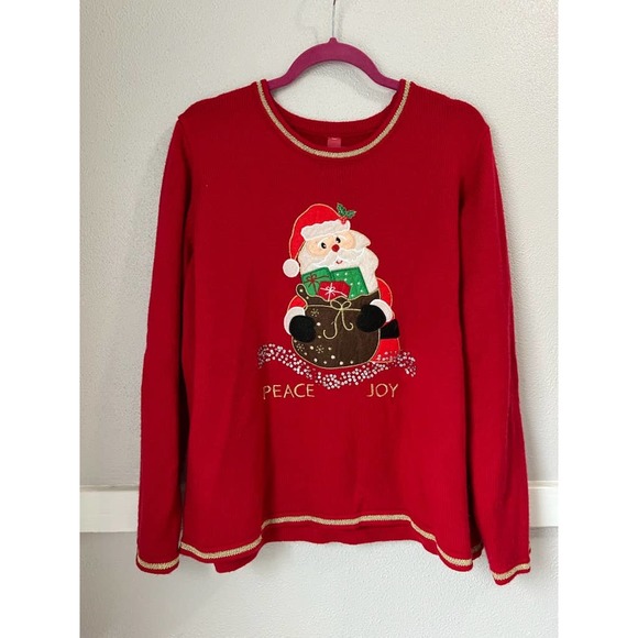 Vintage Santa Christmas Sweater - Picture 1 of 4